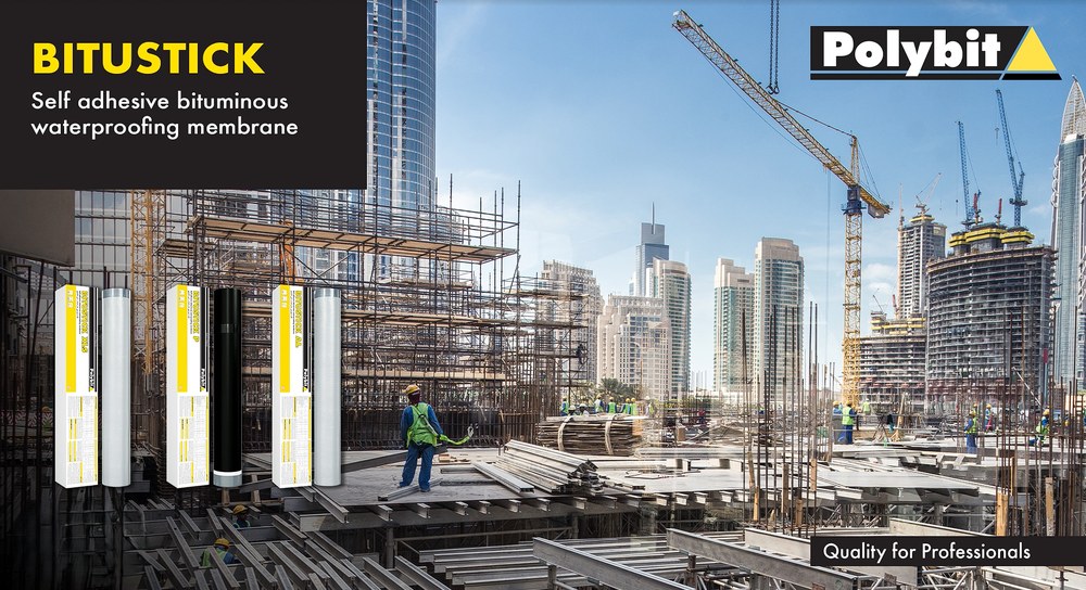 Polybit BITUSTICK bituminous waterproofing membrane